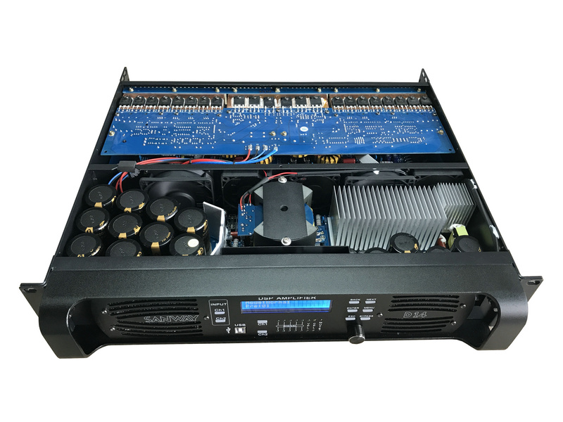 D14 2 channel eternet dsp power amplifier