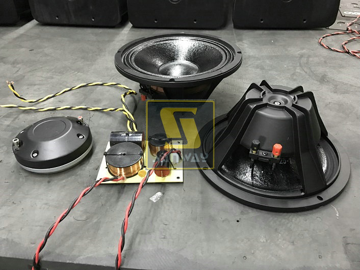 Q1 10 inch woofer and 3 inch driver