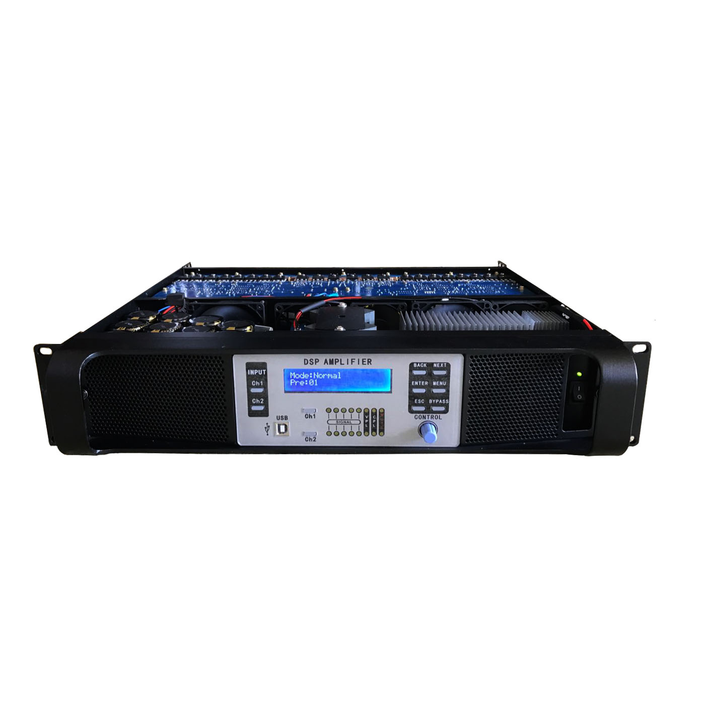 DSP-14K 2 Channel Digital Professional Amplifier with Ethernet 