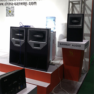 Sanway L-1&L-2 Full Range Speakers in 2017 Guangzhou Prolight+Sound Expo
