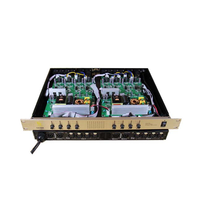 DA1008 8 Channels 1U Public Address Class-D Power Amplifier