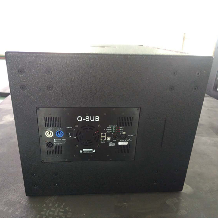 Q-SUB Single 18" Pro Audio PA Subwoofer Box Design