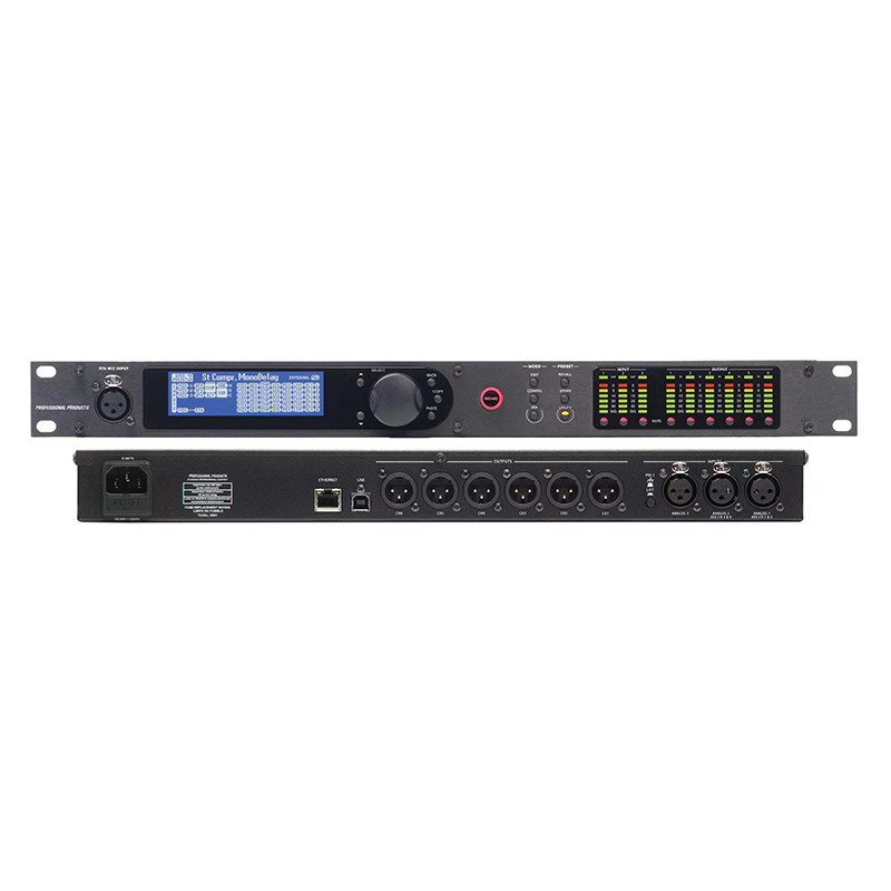 PA360 3in 6out Professional Speaker Sound Management Processor 