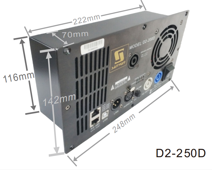 D2-250D size
