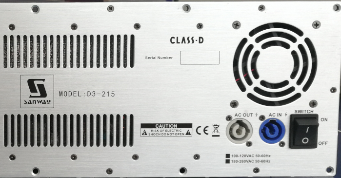 D3-215 plate amplifier