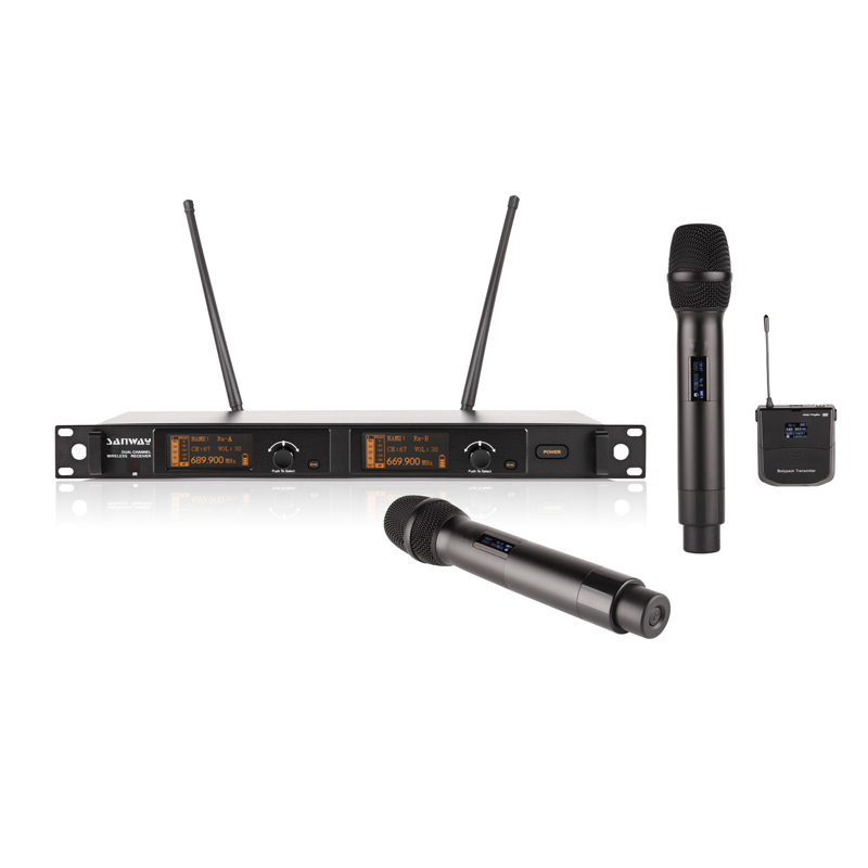 LD9000 dual UHF wireless microphone(1)