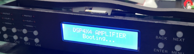 How to upgrade the DSP amplifier when software booting