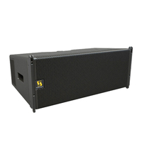 WPC High Performance Dual 10″ Bi-Amp Three-Way Compact Line Array Speaker