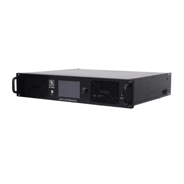 DT10KQ Professional 4 Channel 10000W DSP FIR Power Amplifier with Dante